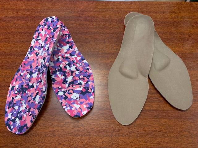 Semelles orthopédiques pour escarpins et semelles orthopédiques pour chaussures de sport fabrication sur mesure Marseille