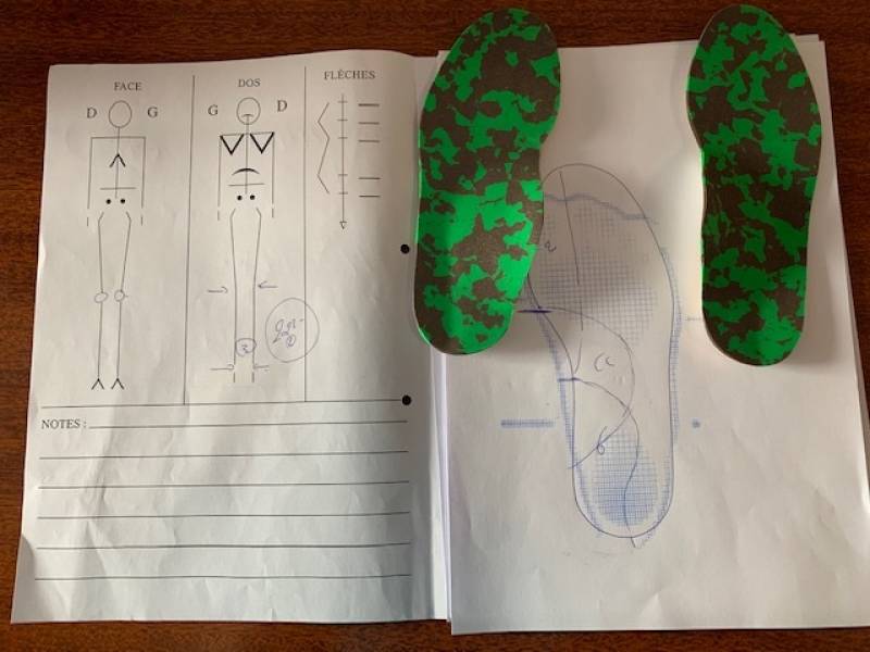 Podologie pédiatrique : génu valgum – semelles orthopédiques pour enfant – fabrication sur mesure à Allauch (proche de Saint Mitre 13013)